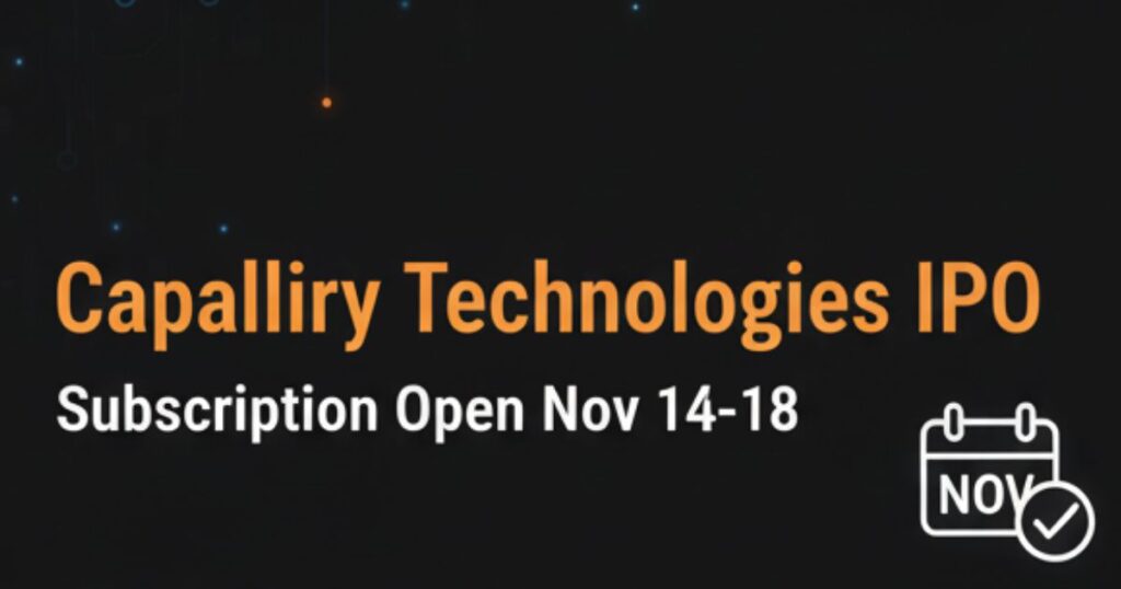 Capillary Technologies IPO: ₹877 Cr का Tech Offering
