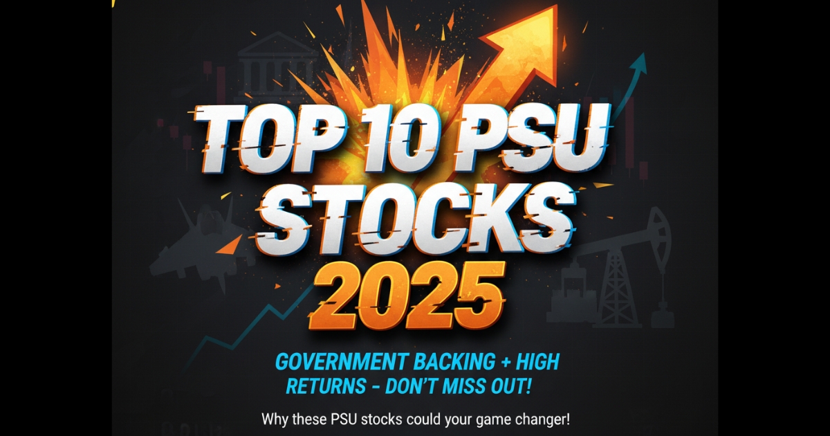 Psu stocks top 10
