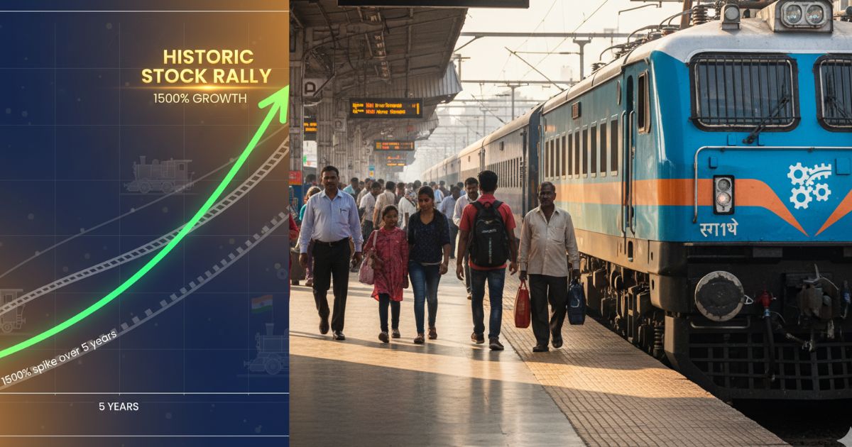 Indian Railway PSU 1500% Gain in 5 years